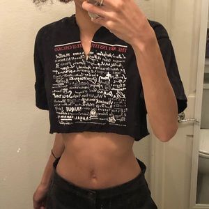 The art of Chicago crop top
